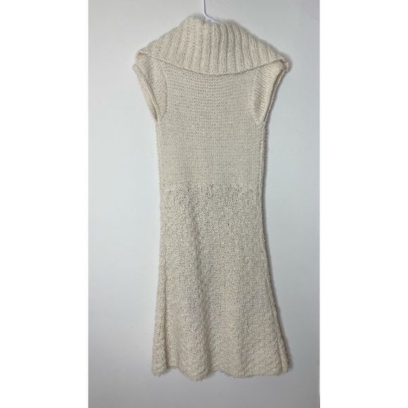 Free People Cream Long Wool Sleeveless Sweater - Picture 5 of 7